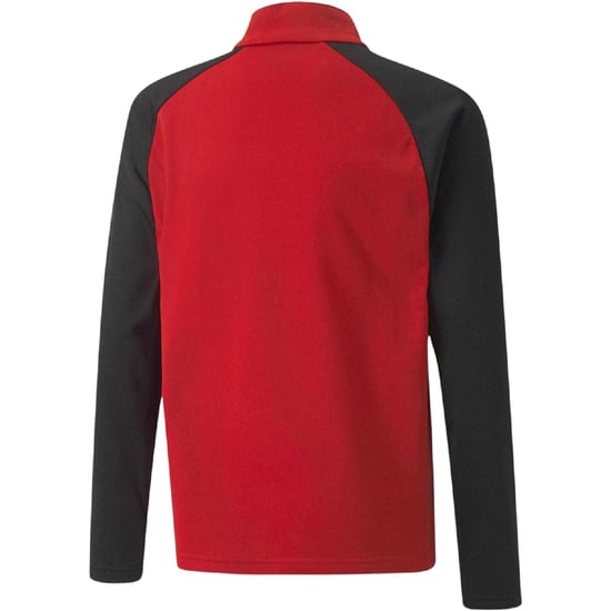 Puma TeamLIGA fleecejack met kwartrits voor kinderen (Rood) - Image 2