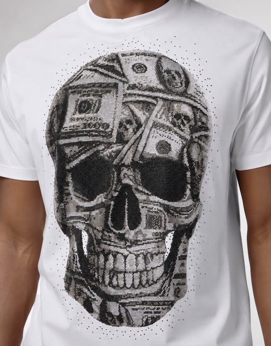 T-Shirt Round Neck Ss Skull - Image 3