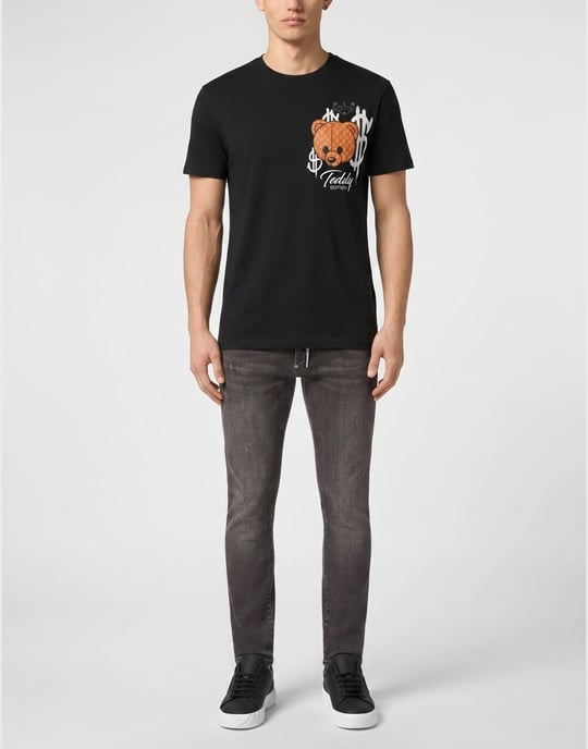 T-Shirt Med Rund Hals Och Kort Ärm Teddy - Image 3