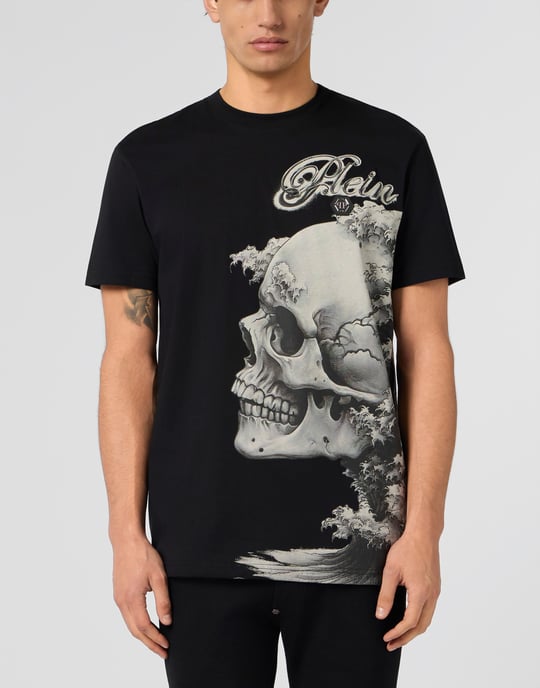 T-Shirt Med Rund Hals Och Kort Ärm Skull - Image 2