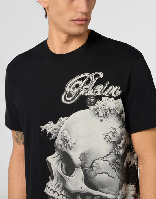 T-Shirt Med Rund Hals Och Kort Ärm Skull - Image 3