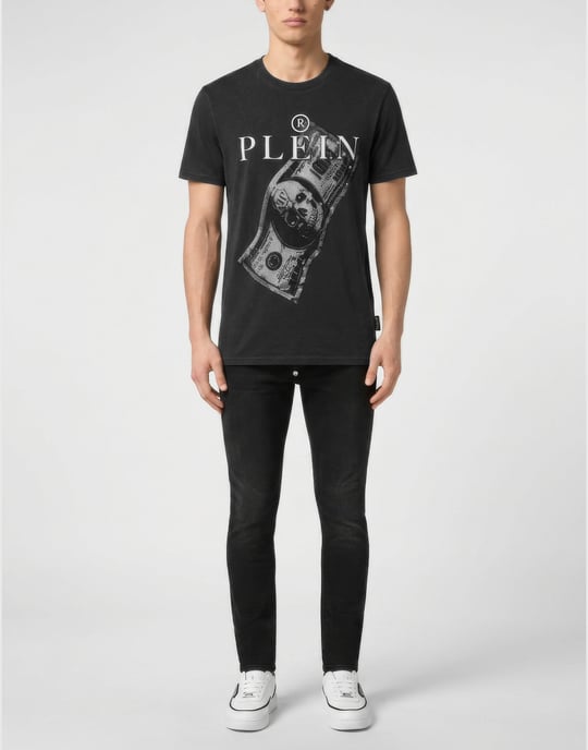 T-Shirt Med Rund Hals Och Kort Ärm Skull - Image 3