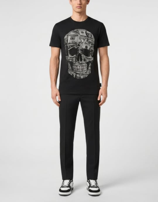 T-Shirt Round Neck Ss Skull - Image 2