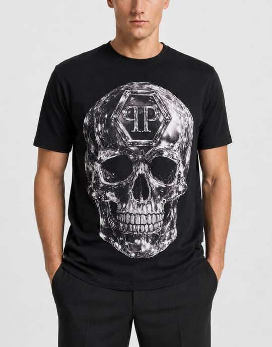 T-Shirt Met Ronde Hals En Korte Mouwen Skull - Image 2