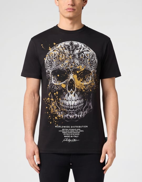 T-Shirt Met Ronde Hals En Korte Mouwen Skull - Image 2