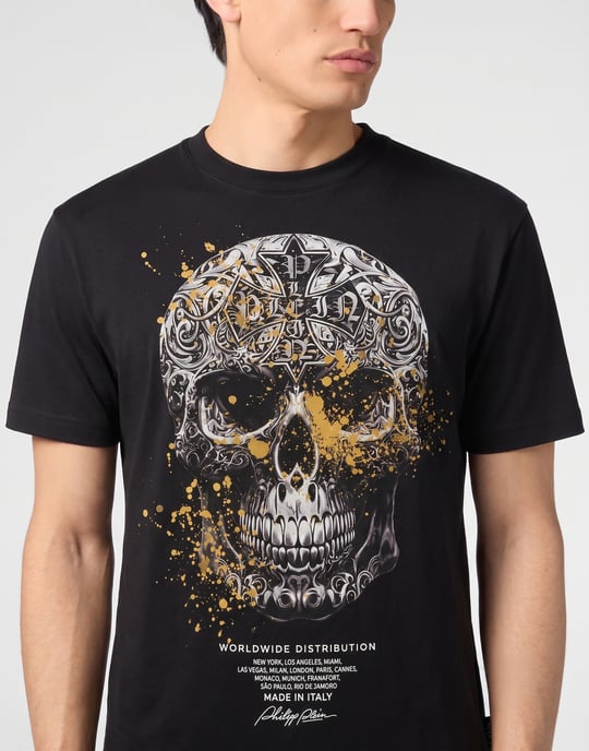 T-Shirt Met Ronde Hals En Korte Mouwen Skull - Image 3