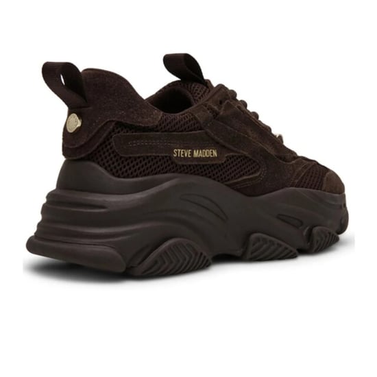 Steve Madden Possession-e chocolate brown dames sneaker - Image 2