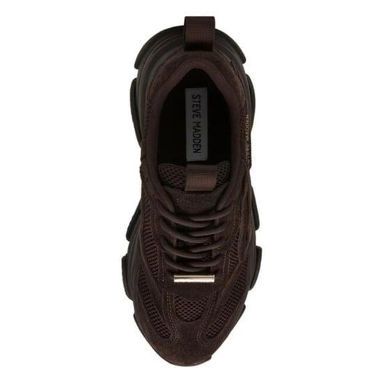 Steve Madden Possession-e chocolate brown dames sneaker - Image 3