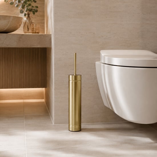 Casa di Elturo Toiletborstel glam – mat – metaal – Ø7,5 x h42 cm - Image 5