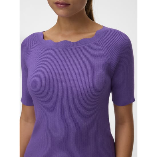 Vero Moda Vmida gebreide top met boothals - Image 2