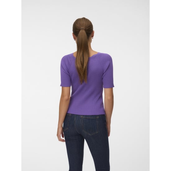 Vero Moda Vmida gebreide top met boothals - Image 3