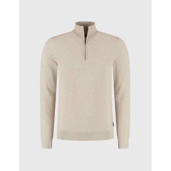 Saint Steve Cas 19480 sand melange half zip - Image 3