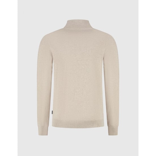 Saint Steve Cas 19480 sand melange half zip - Image 5