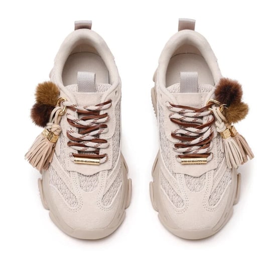 Steve Madden Possession-ppe bone suede dames sneaker - Image 6