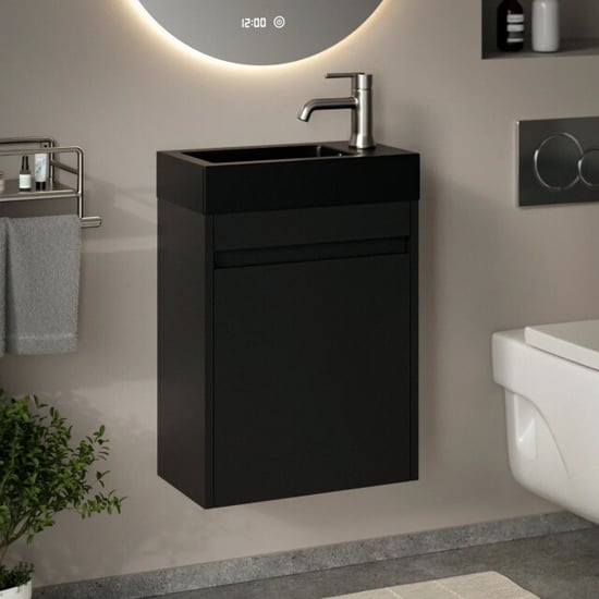 Mirlux Toiletmeubel elen 40cm mat wastafel - Image 1