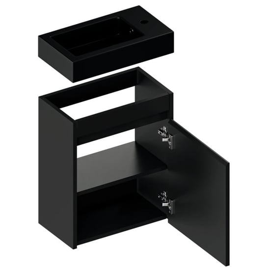 Mirlux Toiletmeubel elen 40cm mat wastafel - Image 5