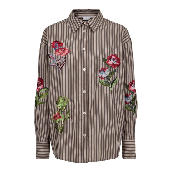 Nümph Nukacey 707171 embr shirt deep taupe - Image 5