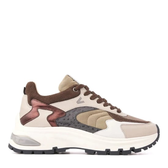Via Vai Liz leighton struzzo grigio lage sneakers dames - Image 1