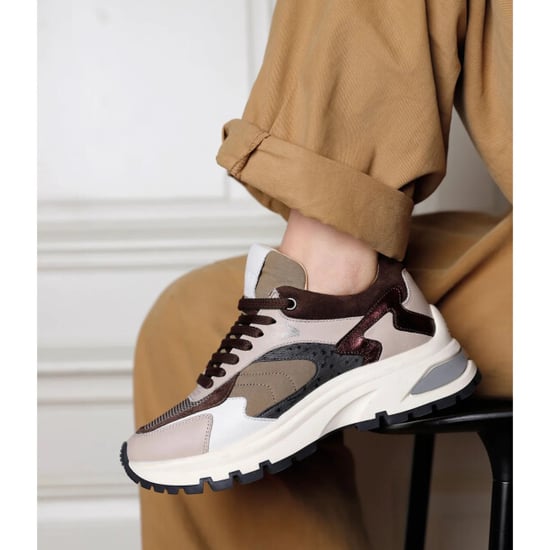 Via Vai Liz leighton struzzo grigio lage sneakers dames - Image 3