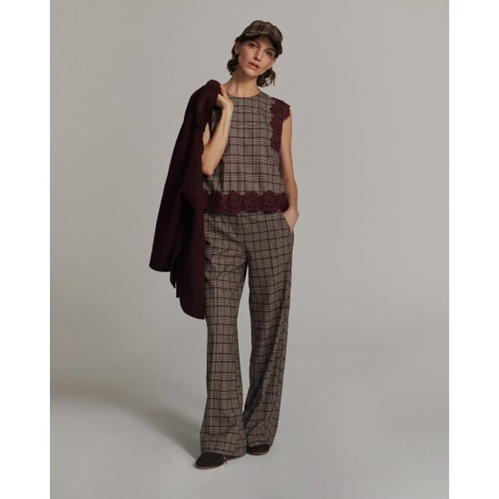 Summum 2s3525-12482 120 top check burgundy multicolour - Image 3