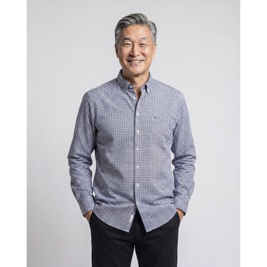 Campbell Casual overhemd donker - Image 1