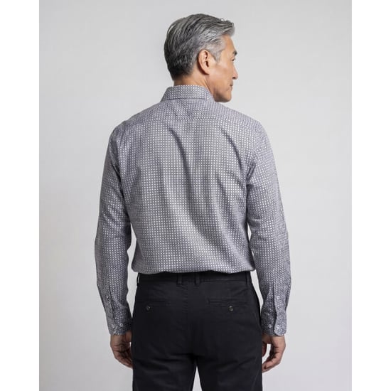 Campbell Casual overhemd donker - Image 3