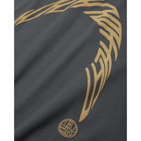 Woodbird Wbbaine warp tee 2626-416 slate blue - Image 4