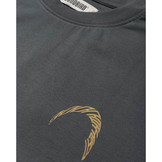 Woodbird Wbbaine warp tee 2626-416 slate blue - Image 5