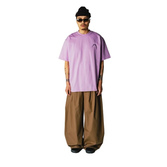 Woodbird Wbbaine warp tee 2626-416 dusty violet - Image 6