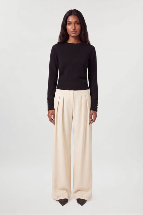 Forever Viscose Blend Knitted Long Sleeve Crew Neck Jumper - Image 1