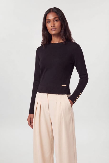 Forever Viscose Blend Knitted Long Sleeve Crew Neck Jumper - Image 4