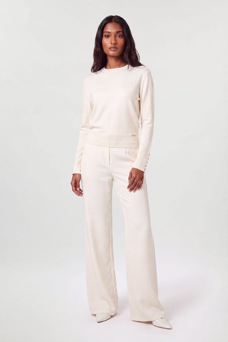 Forever Viscose Blend Knitted Long Sleeve Crew Neck Jumper - Image 1