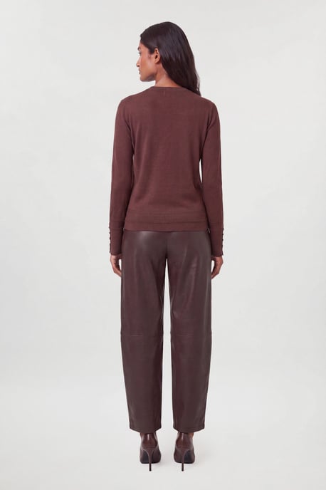 Forever Viscose Blend Knitted Long Sleeve Crew Neck Jumper - Image 2