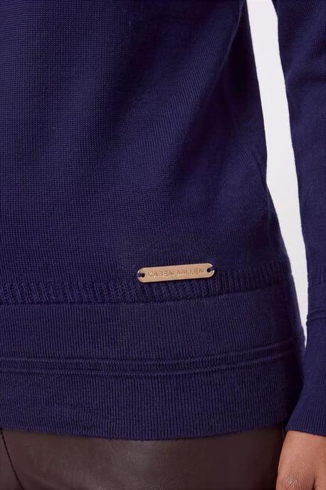 Forever Viscose Blend Knitted Long Sleeve Crew Neck Jumper - Image 3