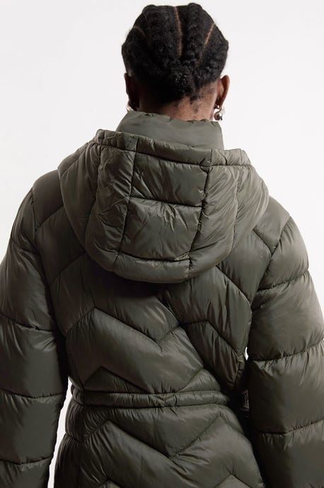 Lightweight Knee Length Packable Coat - Image 3