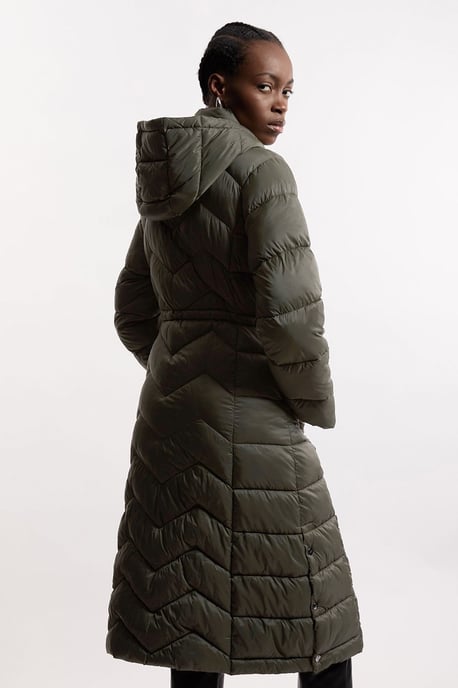 Lightweight Knee Length Packable Coat - Image 5