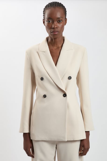 Tailored Double Breast Blazer - Image 3