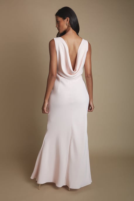 Coast Honoured Petite Sleeveless Cowl Back Maxi Bridesmaid Dress - Image 3