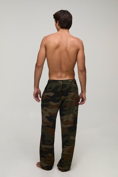 Straight Leg Camo Loungewear Bottoms - Image 2