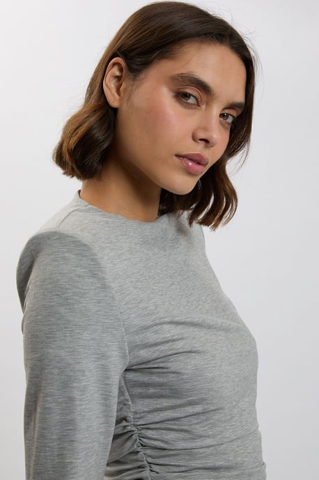 Strong Shoulder Viscose Jersey Top - Image 4