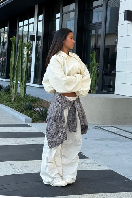 Nylon Cargo Trouser - Image 1