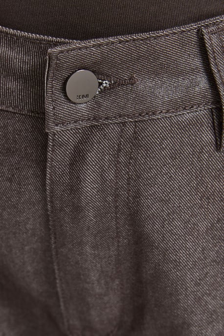 Metallic Denim Coated Barrel Jean - Image 4