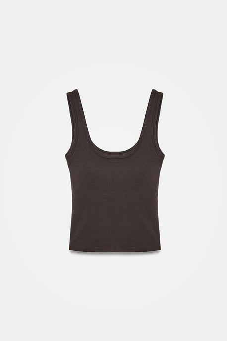 Slim Fit Sleeveless Jersey Cami Blouse - Image 6