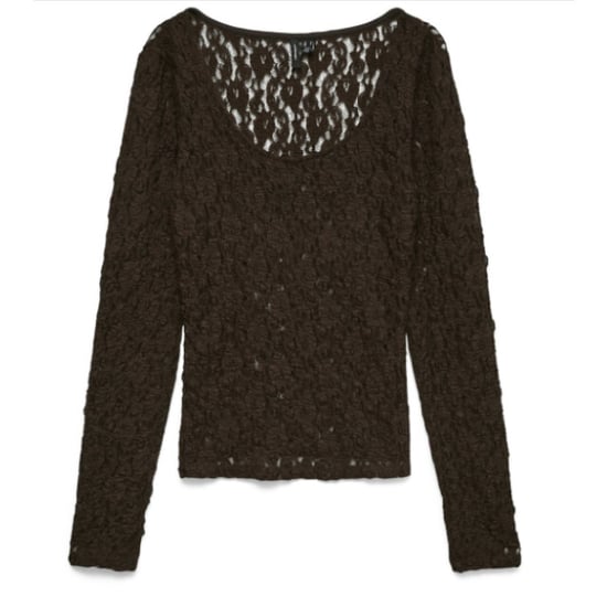 Vero Moda Vmflora ls 2-way lace top jrs noos - Image 1