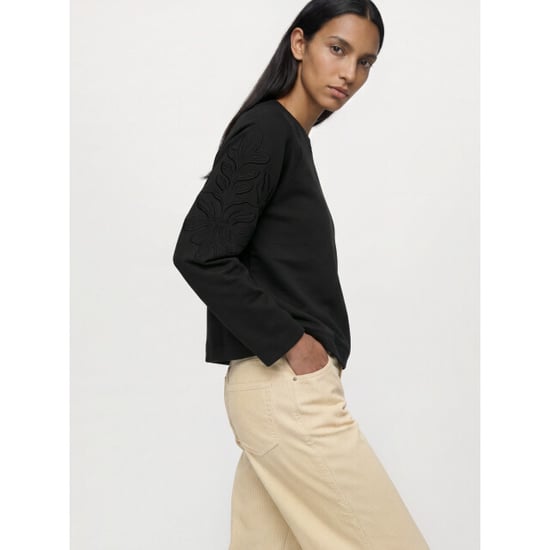 Object Objandrea re l/s o-neck emb top noo - Image 3