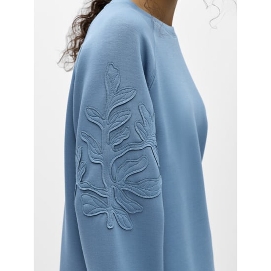 Object Objandrea re l/s o-neck emb top noo - Image 3