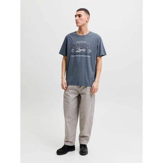 Jack & Jones Mens T-shirt Printed Logo Short Sleeve - Image 3