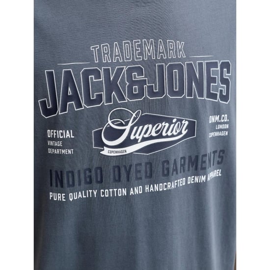 Jack & Jones Mens T-shirt Printed Logo Short Sleeve - Image 4