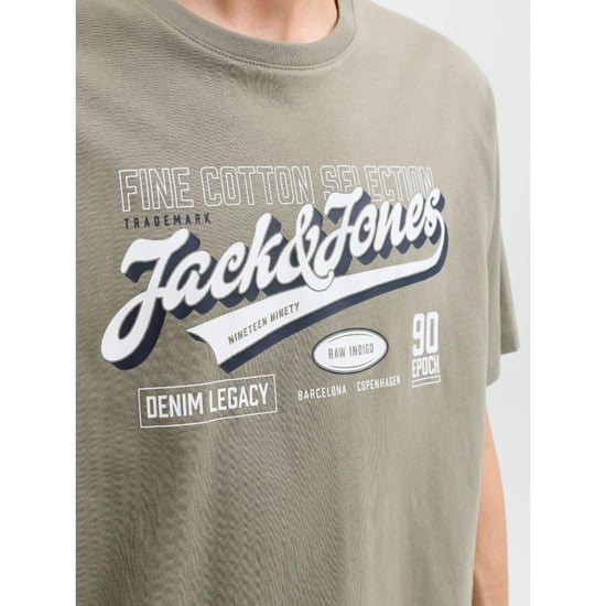 Jack & Jones Mens T-shirt Printed Logo Short Sleeve - Image 3