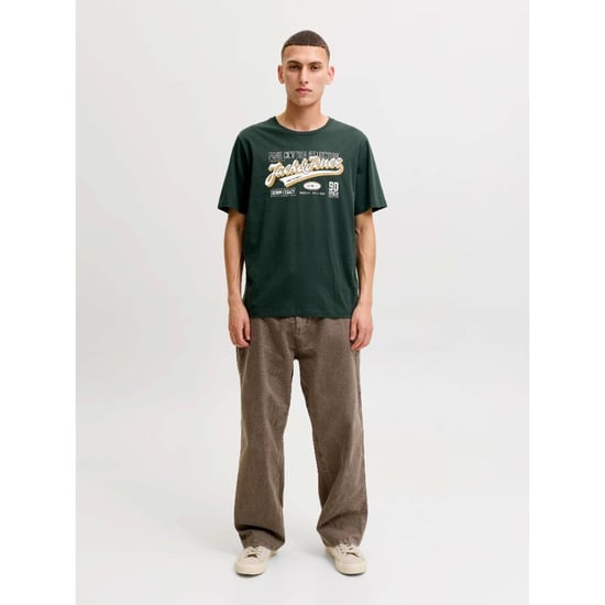 Jack & Jones Mens T-shirt Printed Logo Short Sleeve - Image 3